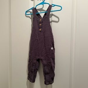 Cotton Gauze Style Overalls